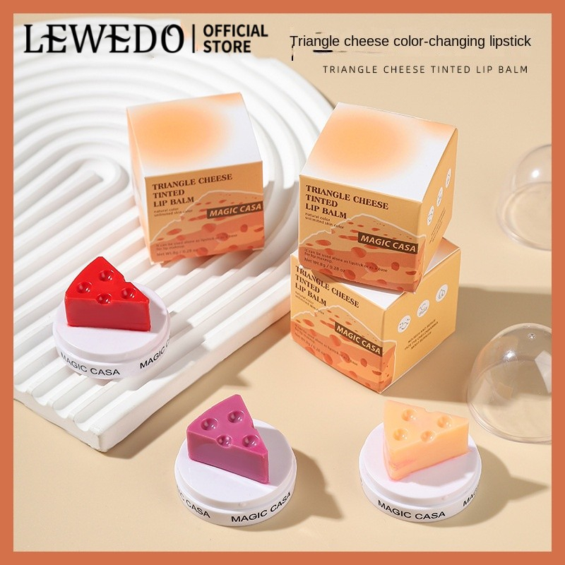 Son Dưỡng Môi Lewedo Cheese Trong Suốt Giữ Ẩm Và Không Phai Màu 8g