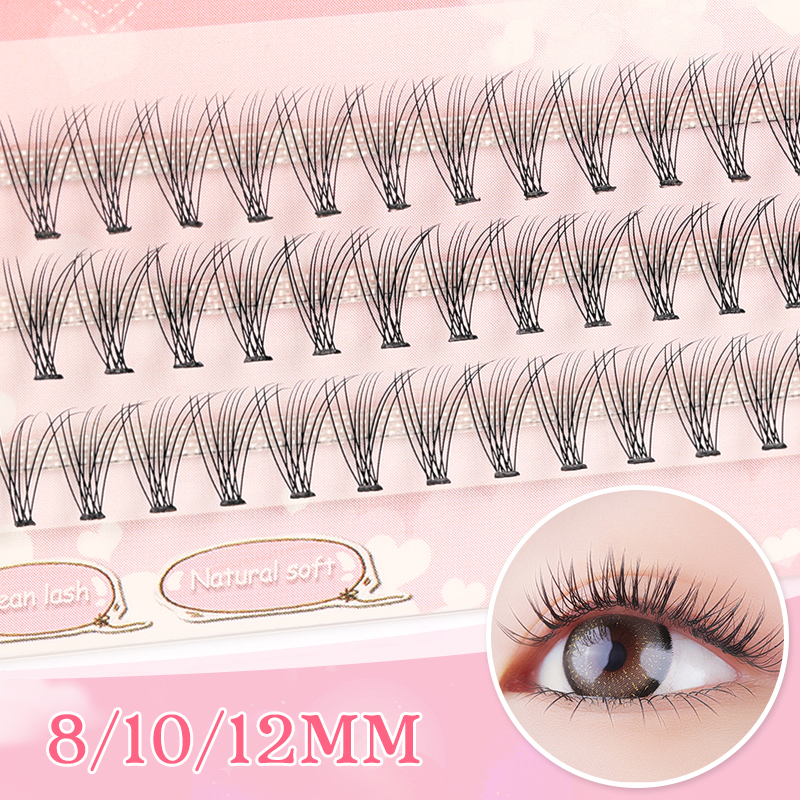 AIMEEORAN Hộp Lông Mi Giả 10D Tự Nhiên Hình Đuôi Cá