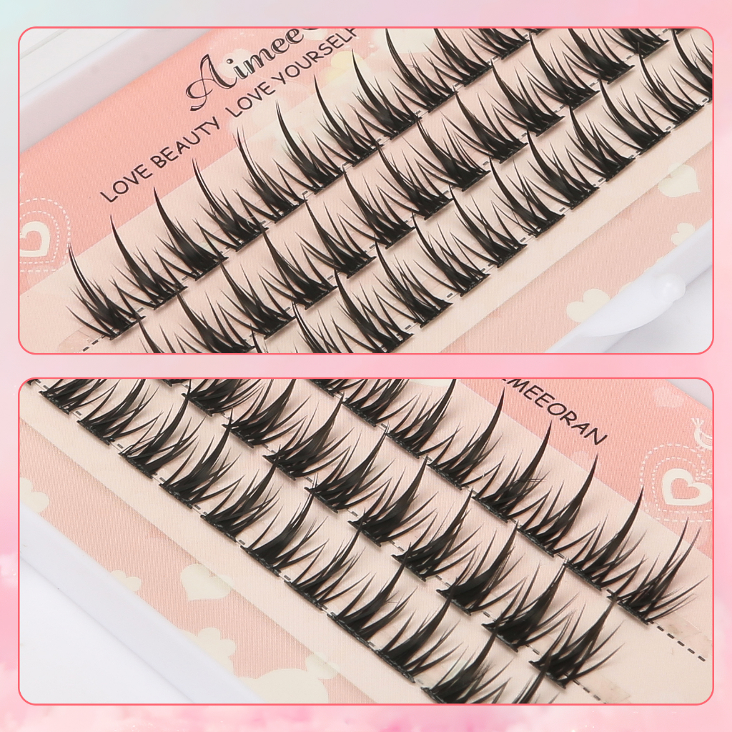 Lông mi giả AimeeOran Cotremyp cong tự nhiên 2023 kèm keo dán 9mm-12mm