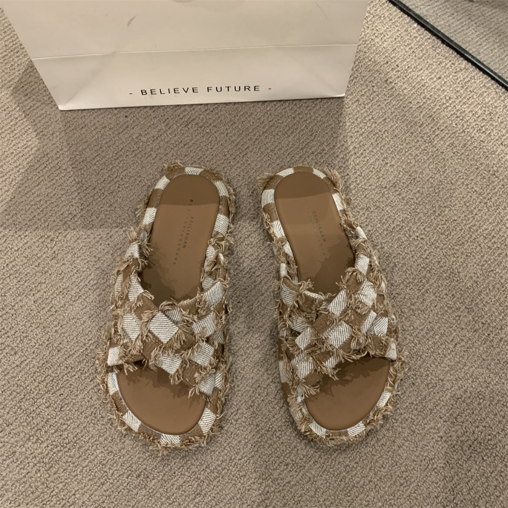 Sandal Đế Bằng Thiết Kế Mới Thời Trang Mùa Hè 2023 Dành Cho Nữ