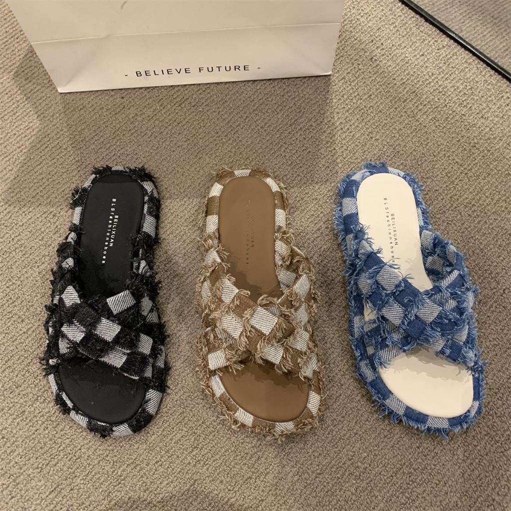 Sandal Đế Bằng Thiết Kế Mới Thời Trang Mùa Hè 2023 Dành Cho Nữ