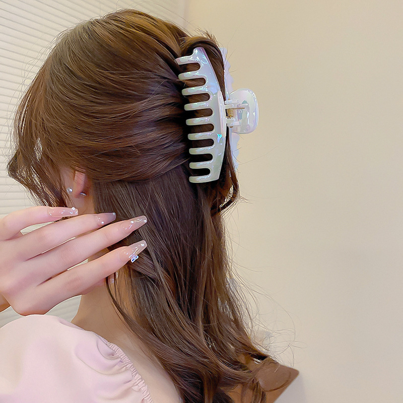 DREJEW Kẹp Tóc Hình Cá Mập Thiết Kế Đơn Giản Sáng Tạo Thời Trang Cho Nữ