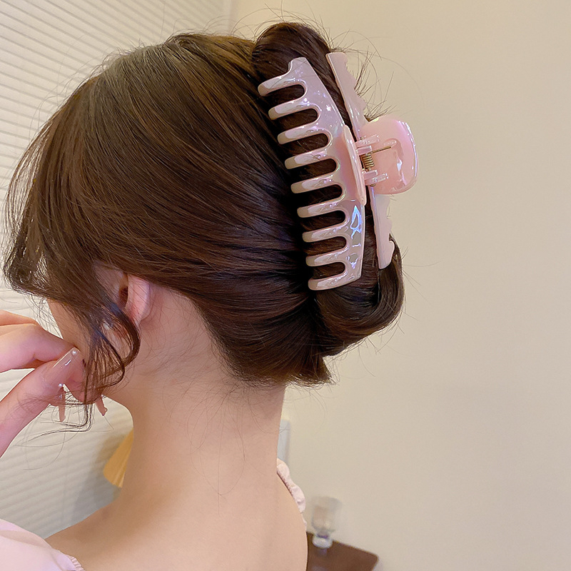 DREJEW Kẹp Tóc Hình Cá Mập Thiết Kế Đơn Giản Sáng Tạo Thời Trang Cho Nữ