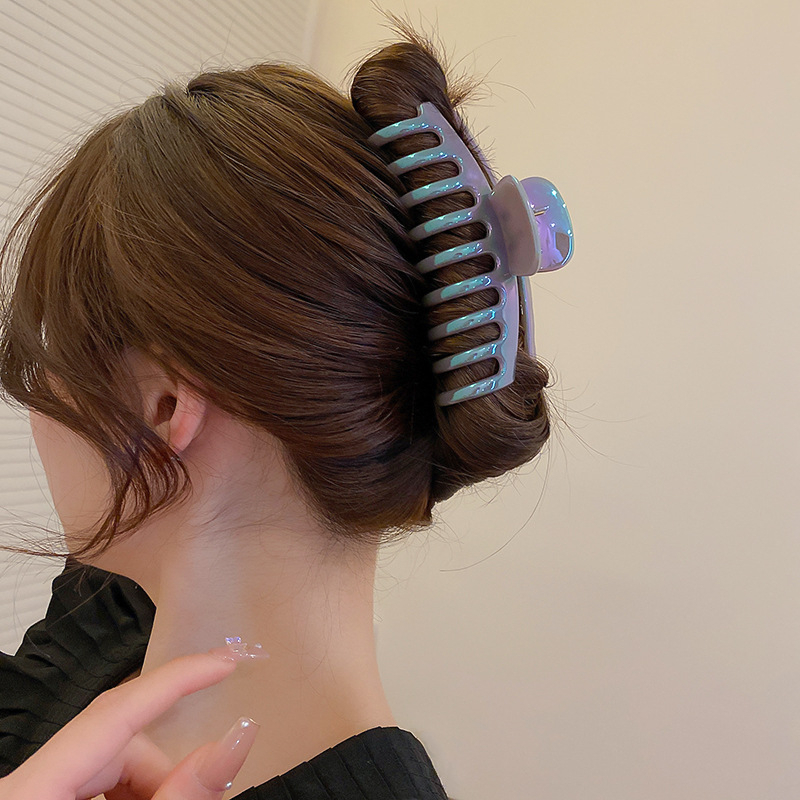 DREJEW Kẹp Tóc Hình Cá Mập Thiết Kế Đơn Giản Sáng Tạo Thời Trang Cho Nữ