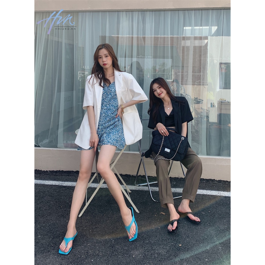 Giày Sandal Cao Gót Mũi Vuông Thời Trang Mùa Hè Mới Cho Nữ