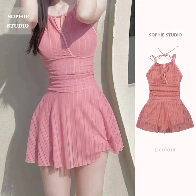 Đồ Bơi Một Mảnh Lưng Cao Dáng Ôm Phong Cách Công Chúa Thời Trang Quyến Rũ Cho Nữ