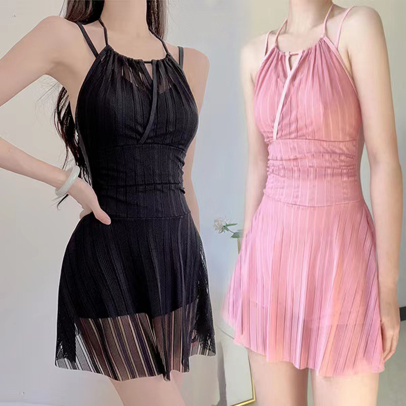 Đồ Bơi Một Mảnh Lưng Cao Dáng Ôm Phong Cách Công Chúa Thời Trang Quyến Rũ Cho Nữ