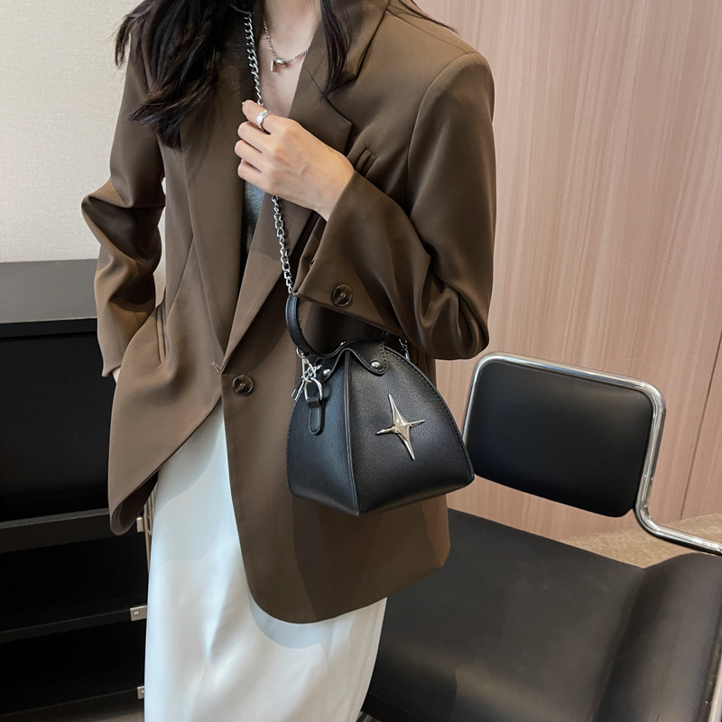 CHERLKOLRS Túi Xách Đeo Vai Hình Tam Giác Thời Trang Cho Nữ