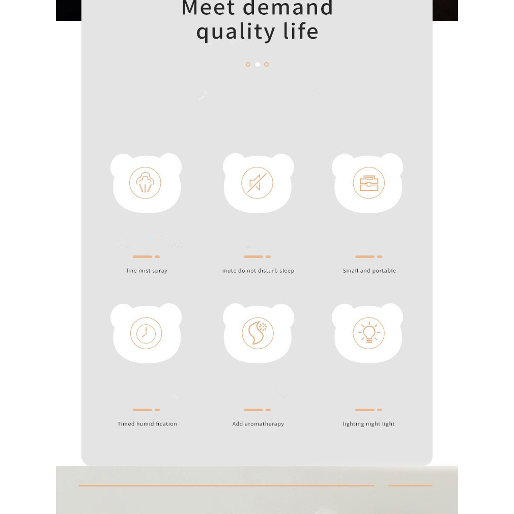 Máy Phun Sương Tạo Độ Ẩm Usb Hình Thú Cưng Dễ Thương