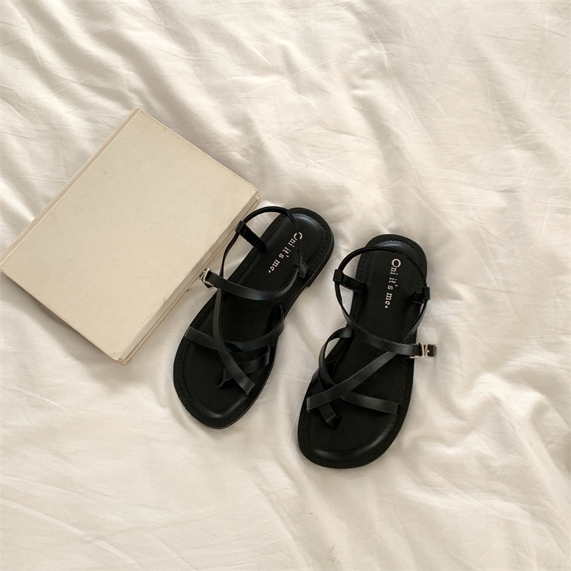 Giày Sandal Đế Dày Mềm Thoải Mái Thời Trang Mùa Hè Phong Cách Hàn Quốc Cho Nữ