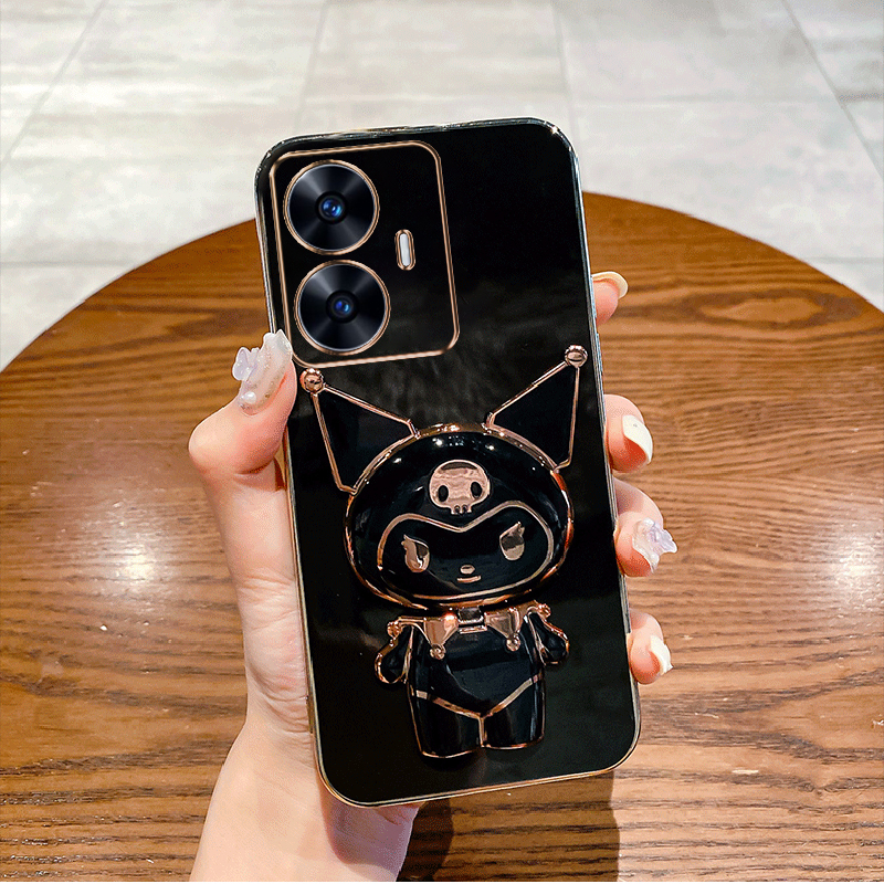 Ốp Điện Thoại Có Gương Trang Điểm Cho Realme C55 Soft Casing OPPO Realme C33 C55 C35 C30 C30s C30 C21Y C25 C25s C15 C12 C11 2021
