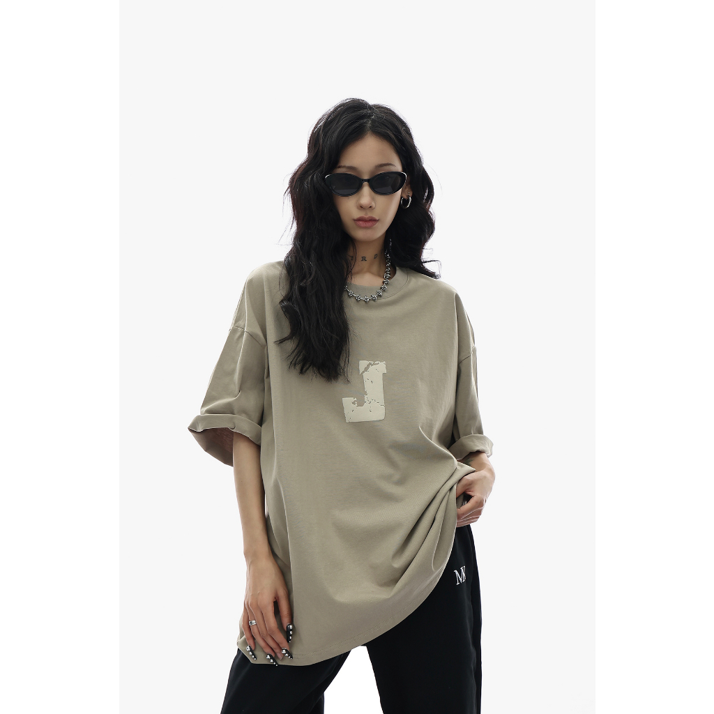 Áo Thun 100% Cotton Tay Ngắn In Chữ Thời Trang Xuân Hè 2023 Dành Cho Nam Nữ