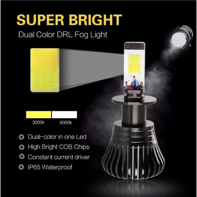 Bộ 2 Đèn Pha LED H11 H3 H7 H11 9005 881 H4 H8 H16 9006 HB3 HB4 880 881 H27 H1 Chất Lượng Cao