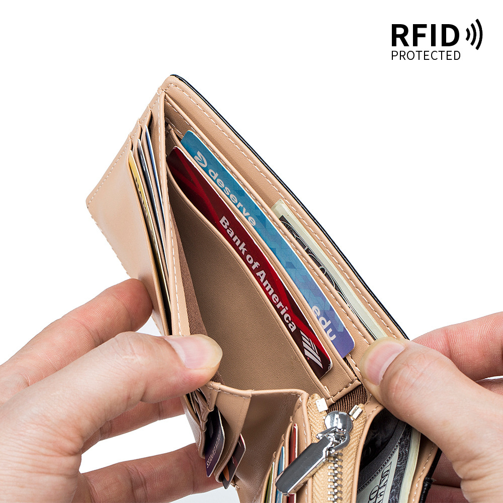 Ví Da Thật Đựng Thẻ Dạng Gập Nhỏ Gọn Thời Trang Cho Nam