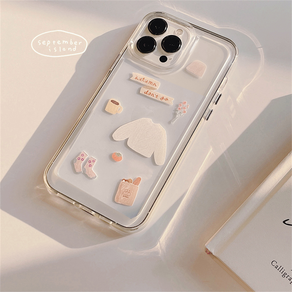 Ốp Điện Thoại TPU Mềm Chống Sốc Có Giá Đỡ Hình Bánh Mì Baguette Cho IPhone 14 Pro Max 11 12 11 Pro Max X XS 7Plus