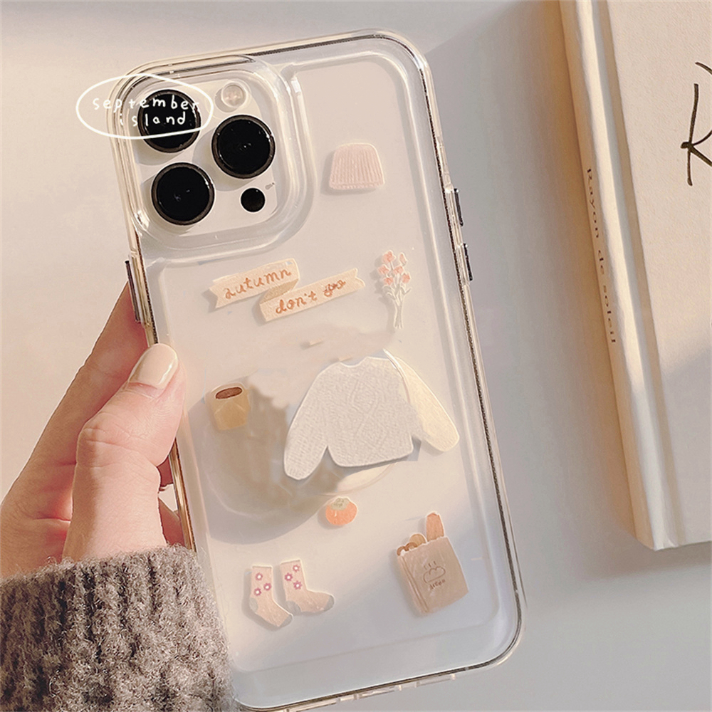 Ốp Điện Thoại TPU Mềm Chống Sốc Có Giá Đỡ Hình Bánh Mì Baguette Cho IPhone 14 Pro Max 11 12 11 Pro Max X XS 7Plus