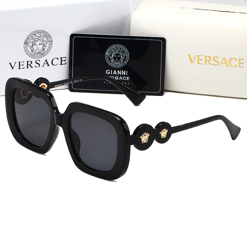 VERSACE Kính Mát Phi Công Gọng Kim Loại Phong Cách Cổ Điển Sang Trọng Cho Nam Nữ Mới 2023