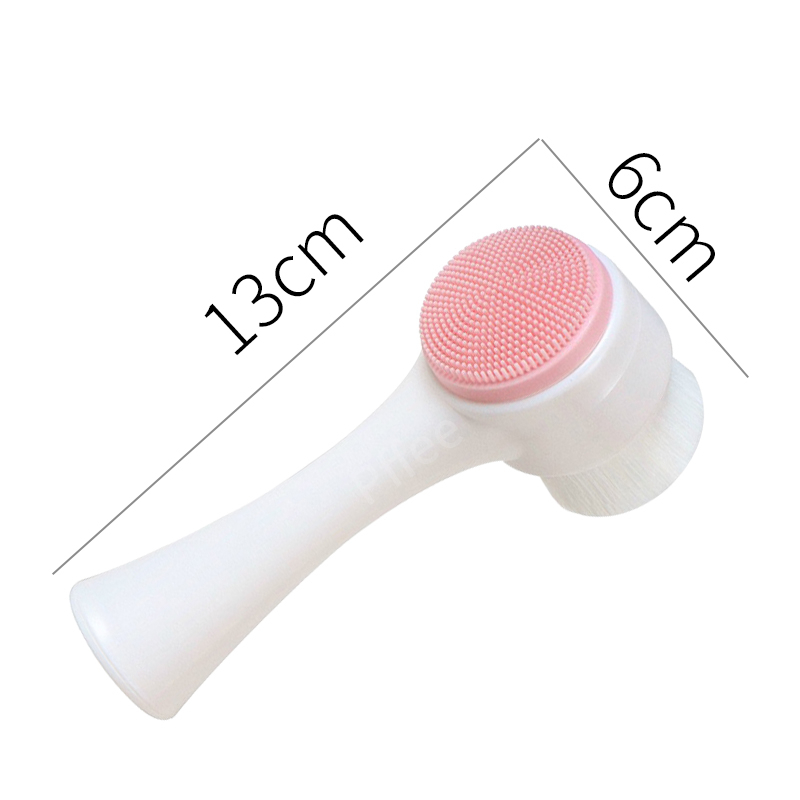 Cọ Rửa Mặt Silicone Bilateral 3D