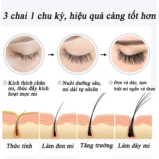 Dưỡng Mi Serum Tăng Trưởng Lông Mi Tinh Chất Dài Lông Mày 10ML Kích Thích Mọc Lông Mi Làm Dày Lông Mi Lông Mày Và Đường Chân Tóc Mọc Nhanh Tự Nhiên Nuôi Dưỡng Mi Dài Và Cong