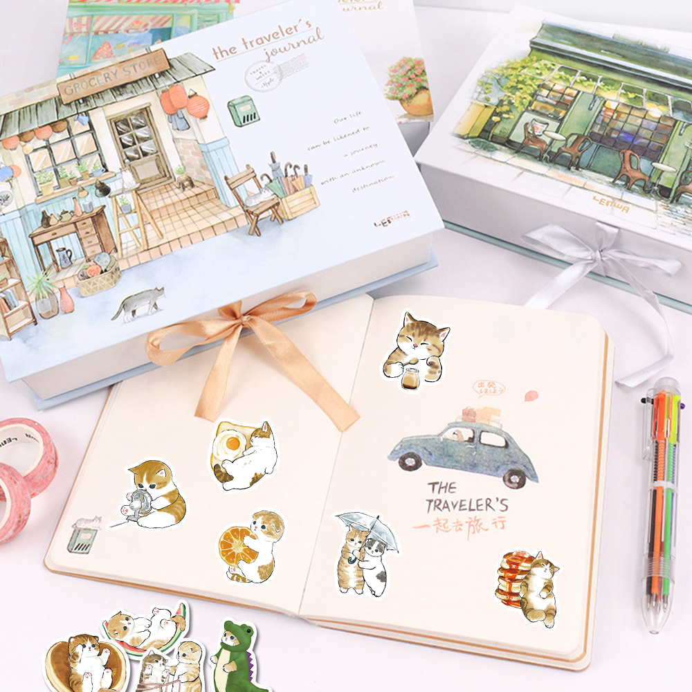 Bộ 60 Miếng Dán Hoạt Hình Dễ Thương Chống Nước Trang Trí Laptop / Điện Thoại Cho Bé