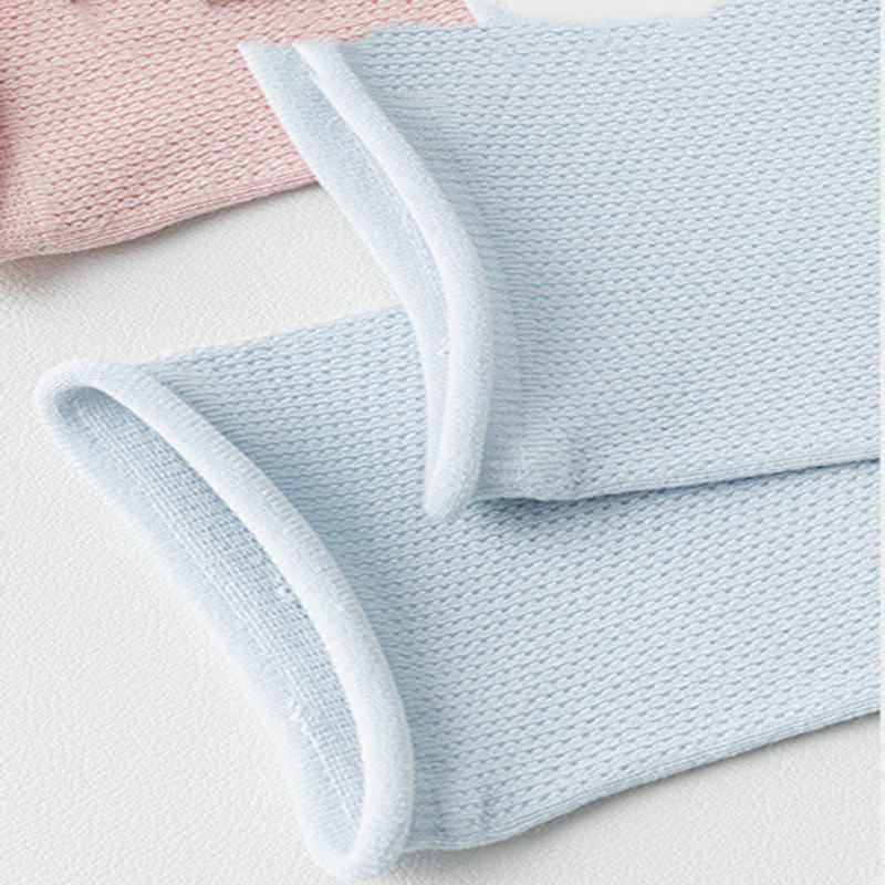 FHYL Vớ Cotton Lưới Mỏng Màu Trơn Khử Mùi Thoáng Khí Nhiều Màu Sắc Tùy Chọn Phong Cách Hàn Quốc Cho Nữ