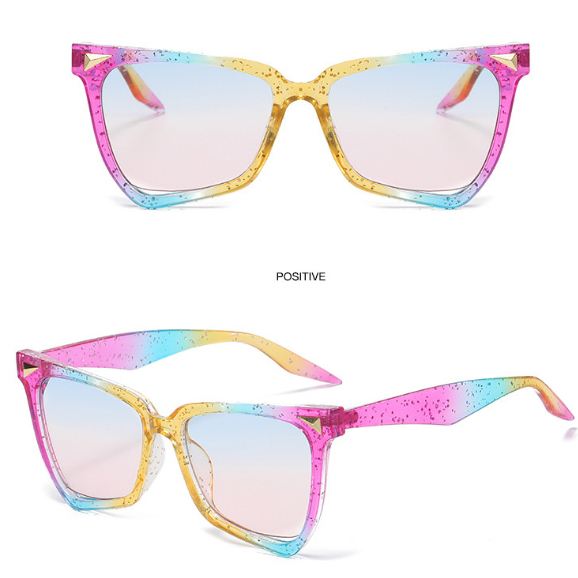 Kính Mát Hình Mắt Mèo Chống Bức Xạ Phong Cách Retro Thời Trang Cho Nữ