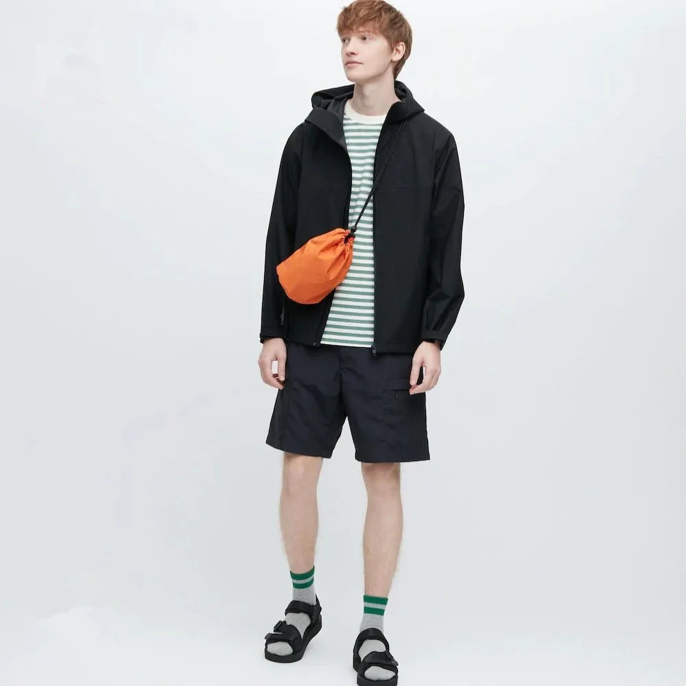 Túi Đeo Chéo Rút Dây Chất Liệu nylon Phong Cách Thể Thao Thời Trang Cho Nam Và Nữ 972