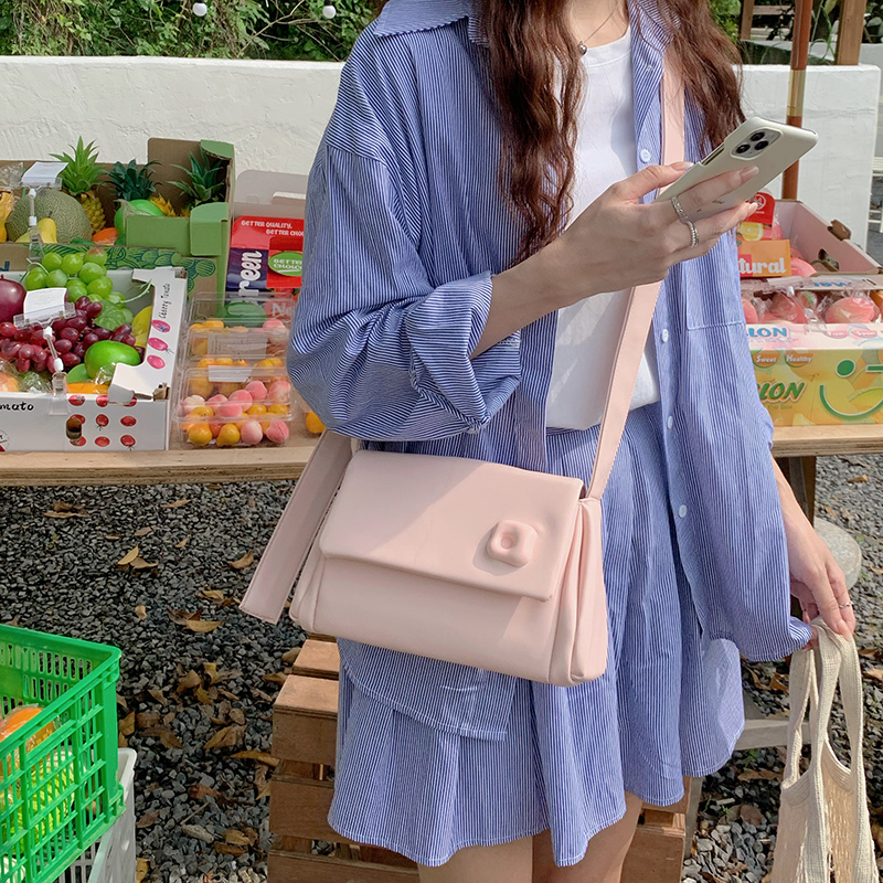 Túi Đeo Chéo Hình Vuông Nhỏ Xinh Thời Trang Cho Bạn Gái