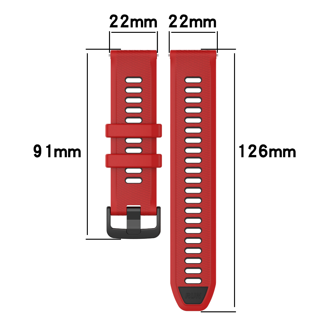 Dây Đeo Silicone 22mm Cho Garmin Forerunner 265 965 745 255 VENU 2