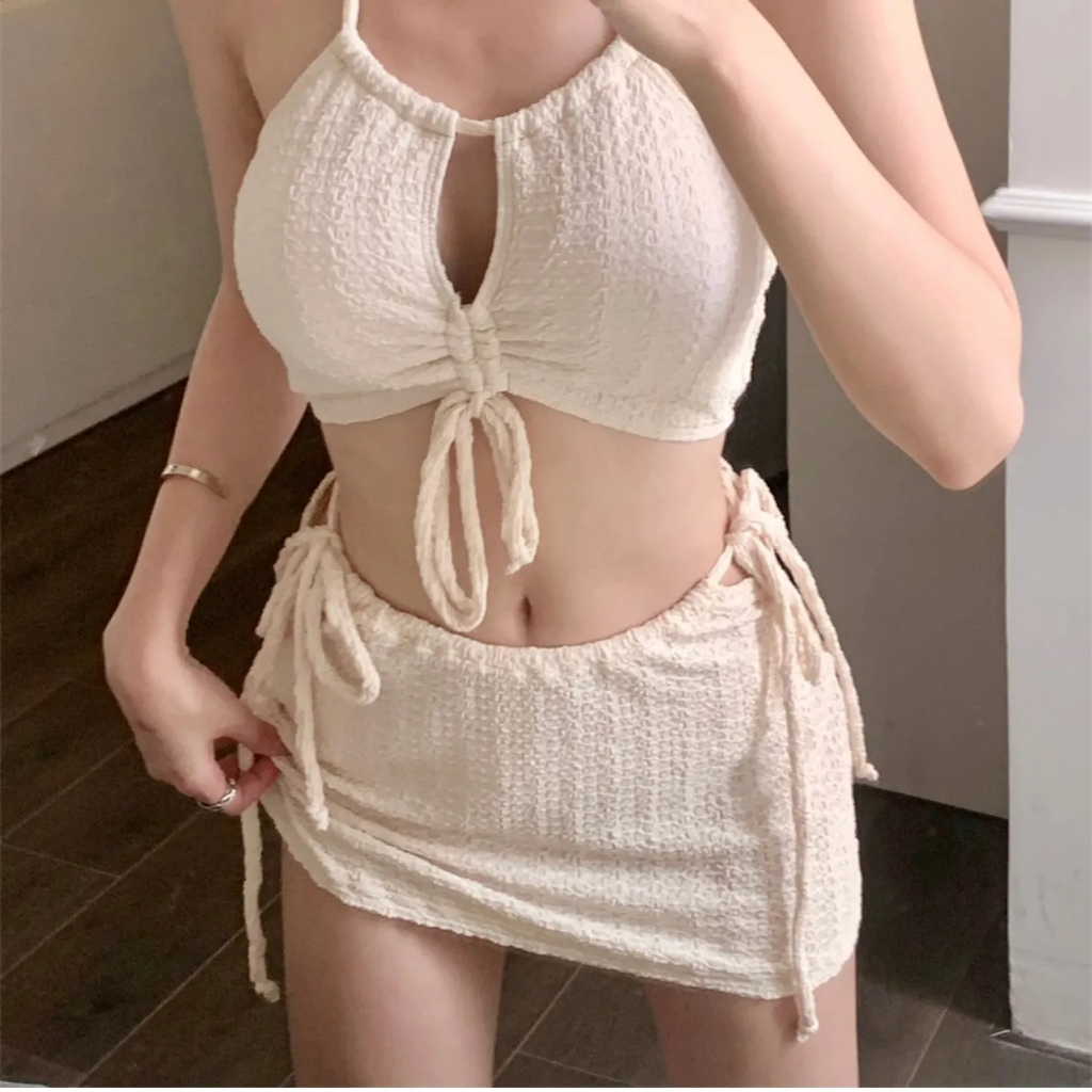 Bộ Đồ Bơi Bikini Ba Mảnh Thời Trang Cho Nữ