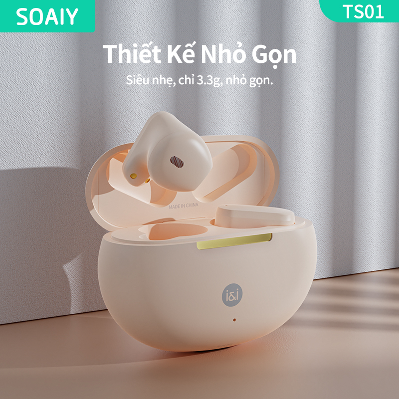 Tai nghe không dây SOAIY TS01 TWS Chống Ồn Cho Điện Thoại / Máy Tính Bảng / Ipad