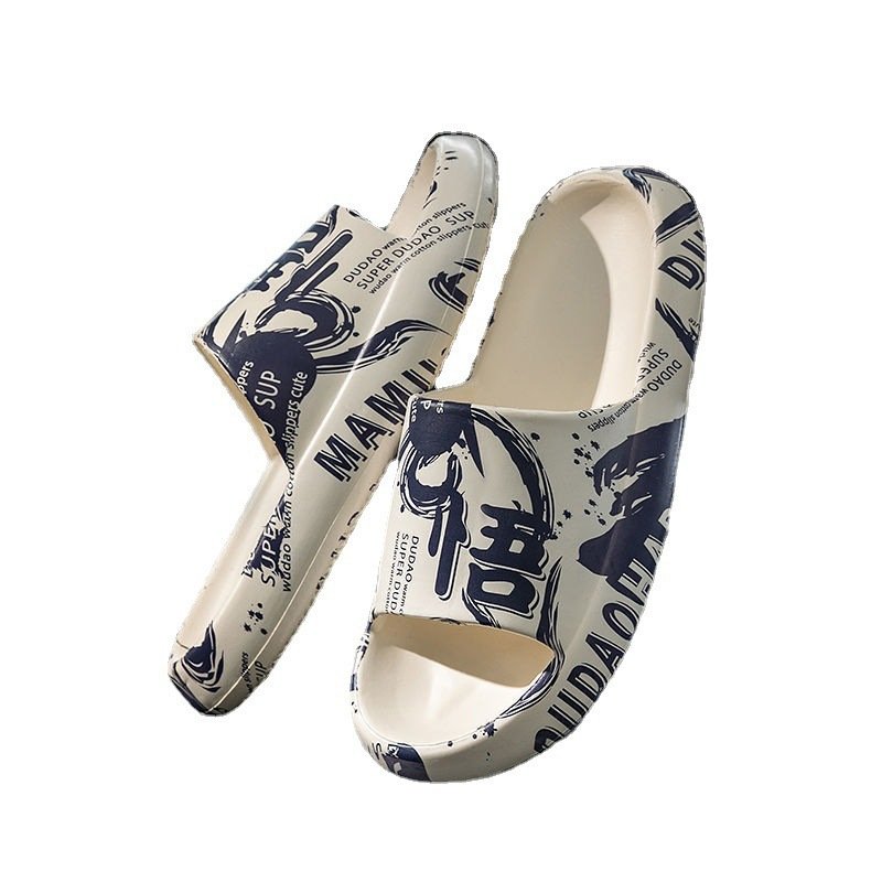 Dép Quai Ngang Đế Dày Chống Trượt 2023 Thời Trang Mùa Hè Cho Nam Nữ