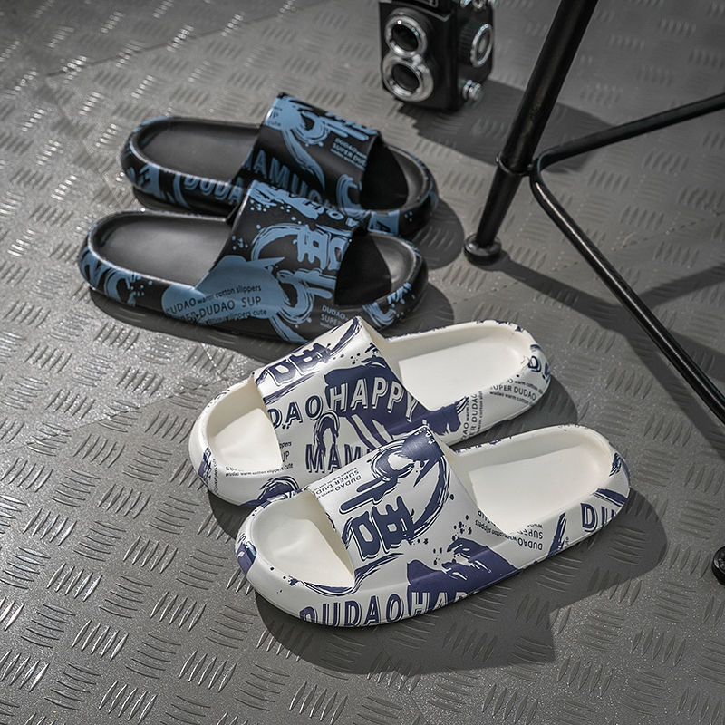 Dép Quai Ngang Đế Dày Chống Trượt 2023 Thời Trang Mùa Hè Cho Nam Nữ