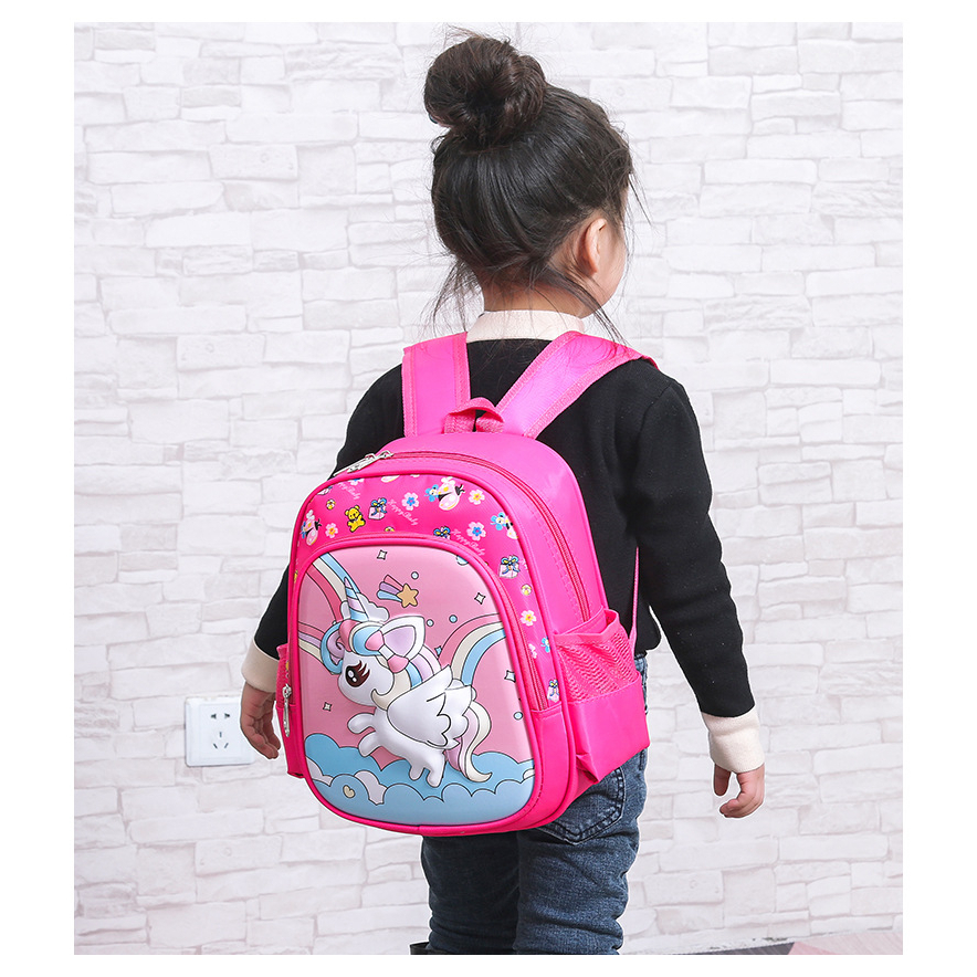 Ba Lô Đi Học In Họa Tiết Hoạt Hình Dễ Thương Phong Cách Hàn Quốc Cho Bé Gái Mẫu Giáo