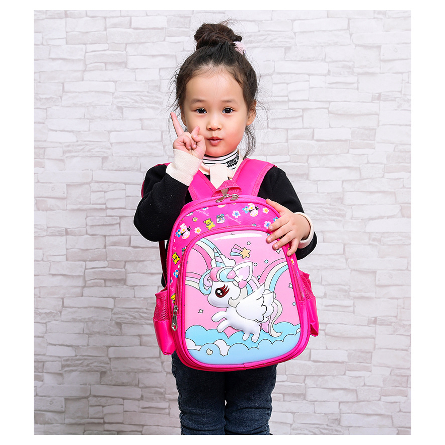 Ba Lô Đi Học In Họa Tiết Hoạt Hình Dễ Thương Phong Cách Hàn Quốc Cho Bé Gái Mẫu Giáo