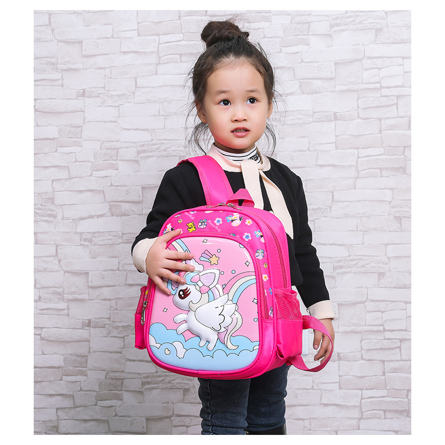 Ba Lô Đi Học In Họa Tiết Hoạt Hình Dễ Thương Phong Cách Hàn Quốc Cho Bé Gái Mẫu Giáo