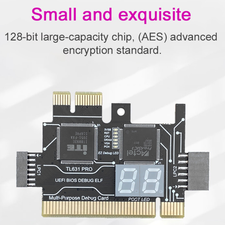 Thẻ Phân Tích Chẩn Đoán TL631 PRO PCI PCI-E Mini LPC