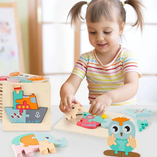 Bộ Đồ Chơi Xếp Hình 3D Cho Bé