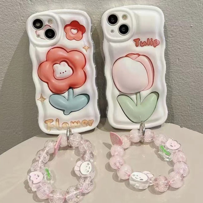 Ốp lưng Oppo Reno 8t 8 8z 7z 7 6 5 4 3 F11 Pro F9 Pro F7 F5 Youth F1s A93 A94 A91 3D Vision flower Bracelet Wave edge soft phone case