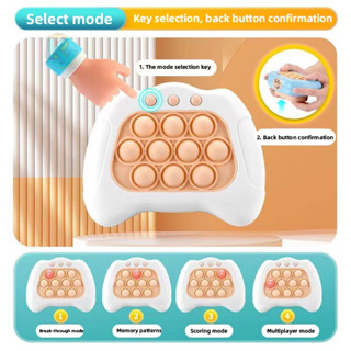 LAHOMIA Máy Pop it Chơi Game Bấm Nút Có Tay Cầm Vui Nhộn Cho Bé Memory Game