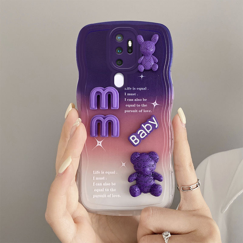 Ốp Điện Thoại Hình Búp Bê Dễ Thương Cho OPPO Reno2F 2Z Reno Reno2 Reno5 Reno6 Reno7 Reno8 Reno8Z A9 2020 A5 2020 A15