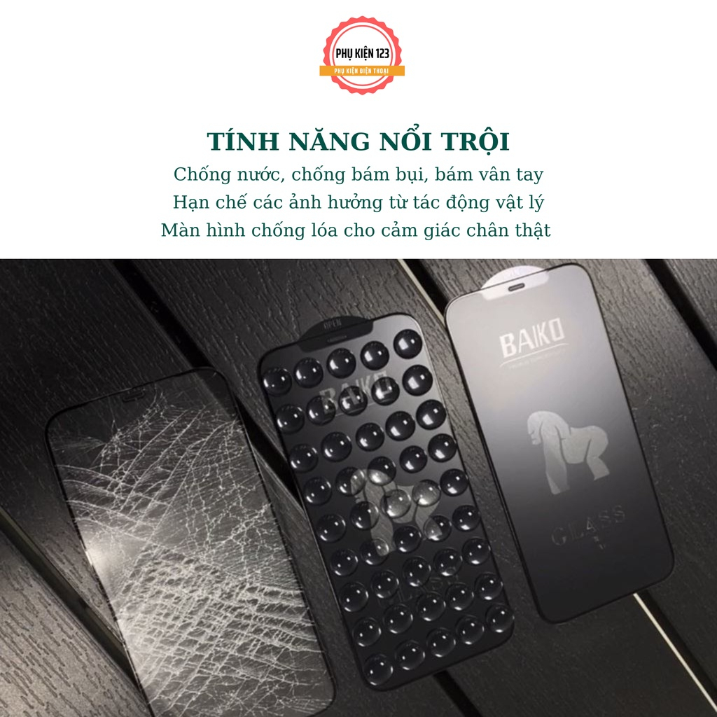 Kính Cường Lực Toàn Màn Hình Cho Iphone 6 / 6S / 6P / 6SP / 7Plus / 8Plus / X / Xs / XsMax / 11 / 11Pro / 11ProMax / 12ProMax / 13 / 13ProMax