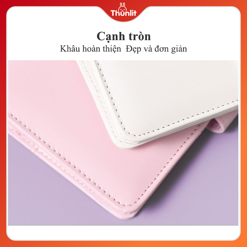 Sổ tay kế hoạch Thunlit A5 2023 Bìa PU da Binder lịch trình hàng ngày, hàng tuần, hàng tháng và nhật ký DIY