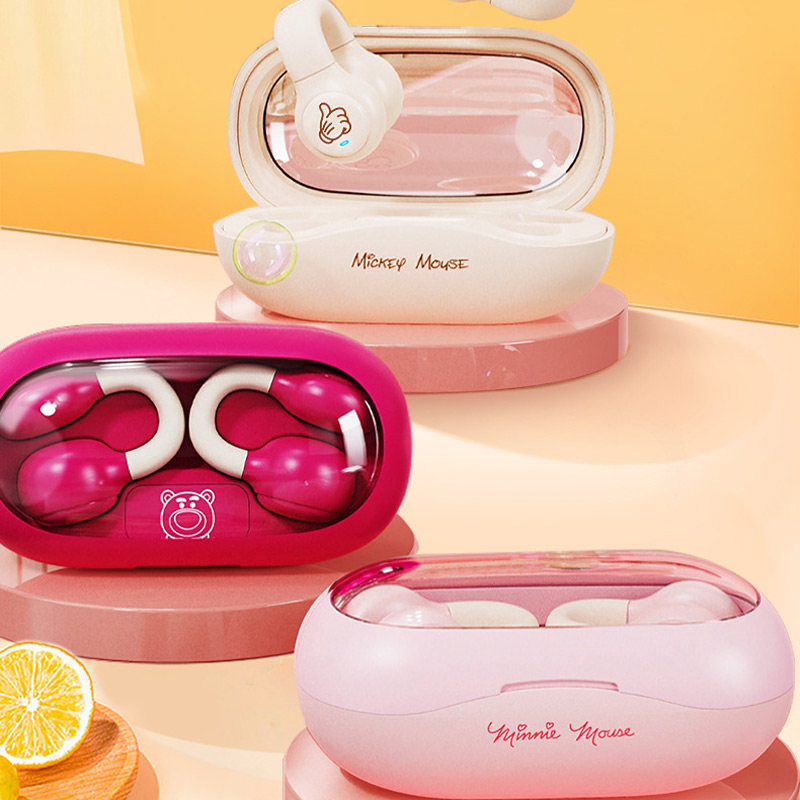 DISNEY Tai Nghe Không Dây Bluetooth 5.3 DN12 Có Đèn RGB Hình Mickey Minnie Dễ Thương Khử Tiếng Ồn Chất Lượng Cao