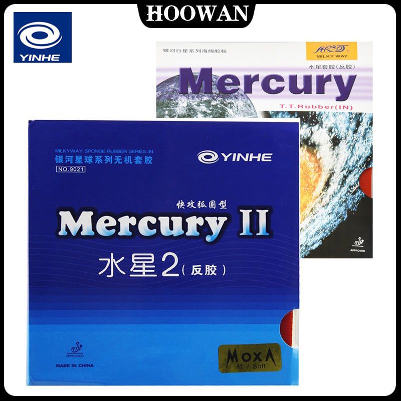 YINHE Mercury II bóng bàn cao su bóng bàn cao su