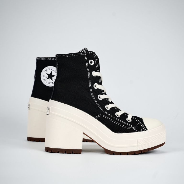 Giày Cao Gót Conv Chuck 70 De Luxe Đế Dày Màu Trắng Đen Phong Cách Vintage 2023