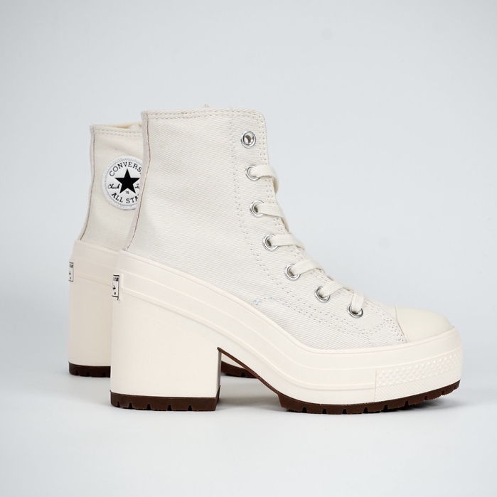 Giày Cao Gót Conv Chuck 70 De Luxe Đế Dày Màu Trắng Đen Phong Cách Vintage 2023