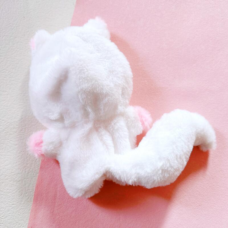 Áo Liền Quần 20cm Màu Trắng / Xám / Tím / Nâu / Xám / Tím Có Đuôi Hình Thỏ /