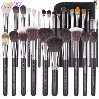 Bộ 29 cọ trang điểm docolor bằng lông dê cao cấp kèm túi da Pu