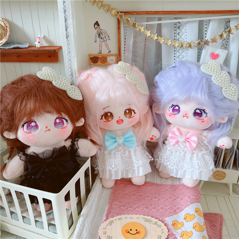 Set Kẹp Tóc 20cm Dễ Thương Cho Búp Bê Jennie Lisa Rose Jisoo